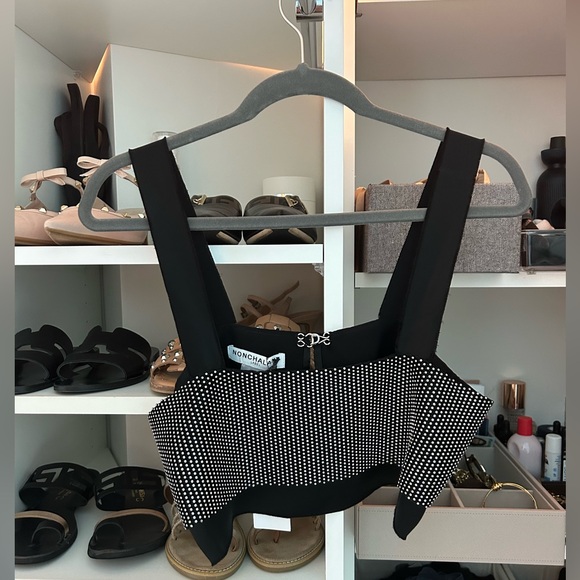 NWT Nonchalant Label Capri Crop in Black (S) - Picture 4 of 7